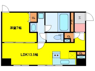 WOB　NISHIUMEDAの物件間取画像